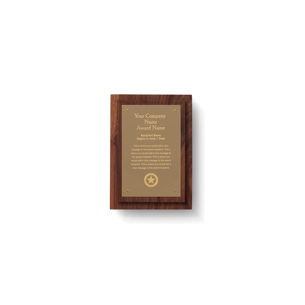 The Award Plaque