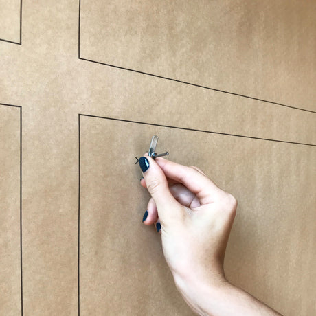Each Gallery Wall comes with a life-sized hanging guide!;